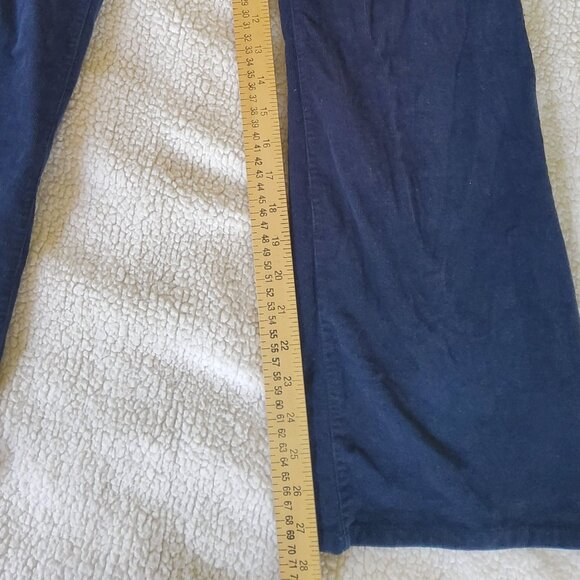 DG2 Diane Gilman Corduroy Pants Navy Blue Stretch 8P EUC - Picture 16 of 16
